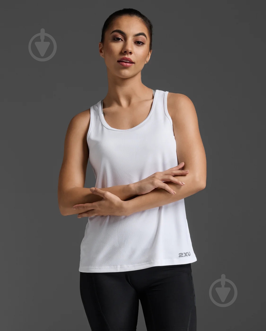 Майка 2XU Aero Singlet WR6928a_WHT/SRF р.L білий - фото 3