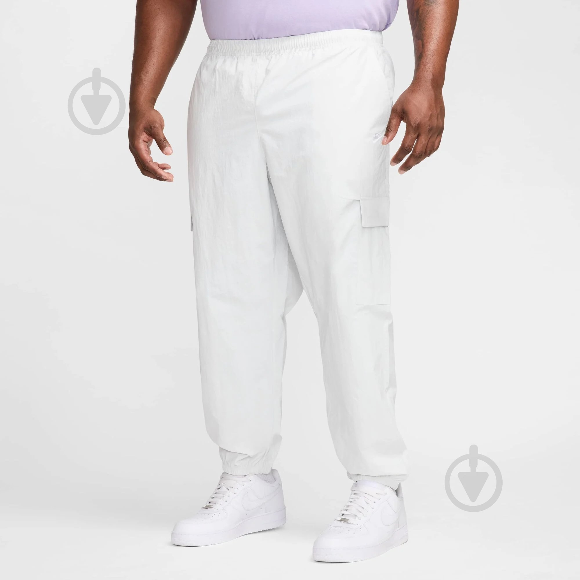 Брюки Nike M NK CLUB WVN CARGO PANT HJ1990-025 р. M серый - фото 8