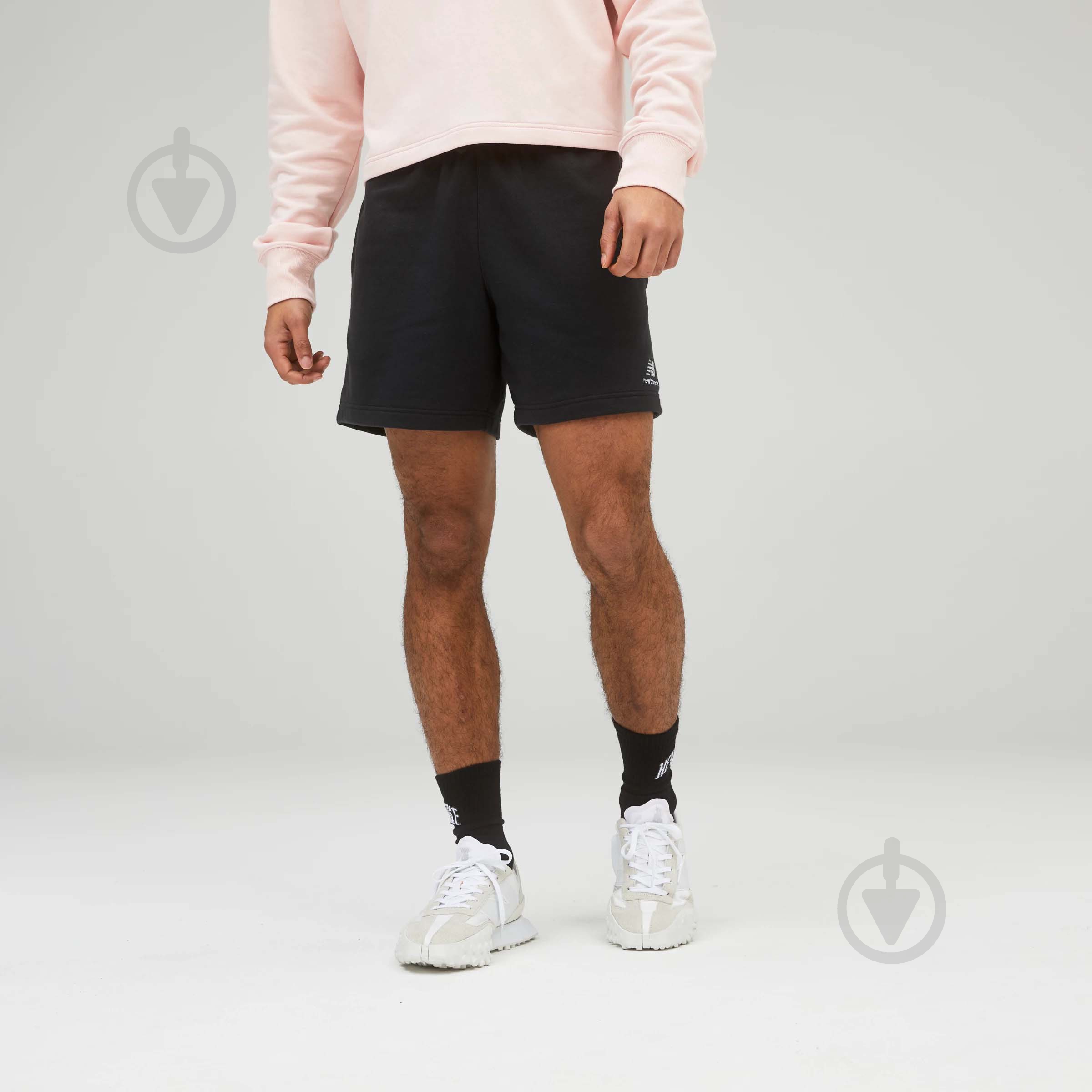 Шорты New Balance UNI-SSENTIALS US21500BK р. S белый - фото 2