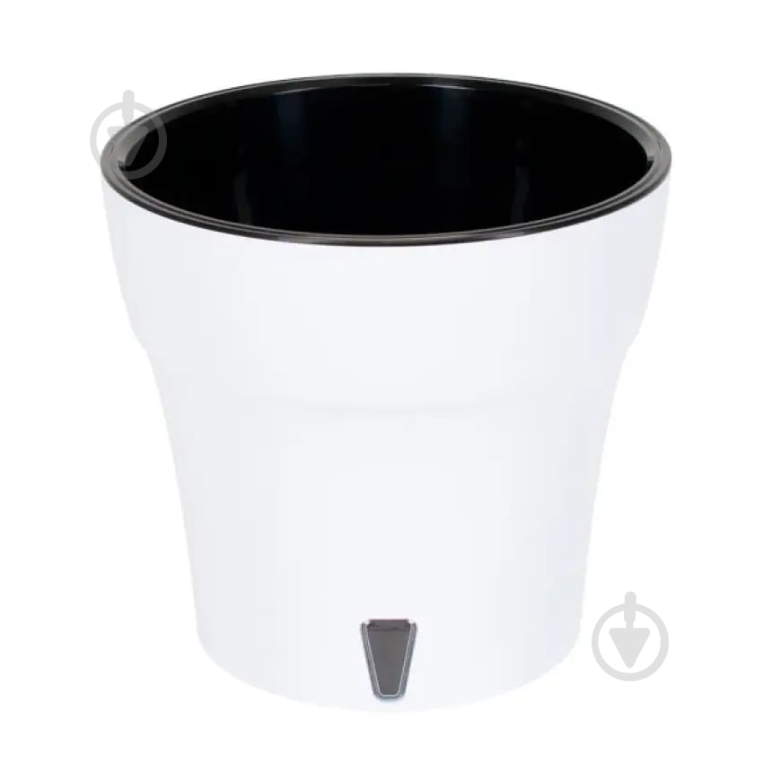Вазон пластик Dali круглый бело-черный 2,1 л Santino (2022448) - фото 1 Вазон пластик Dali круглый бело-черный 2,1 л Santino (2022448) - фото 1