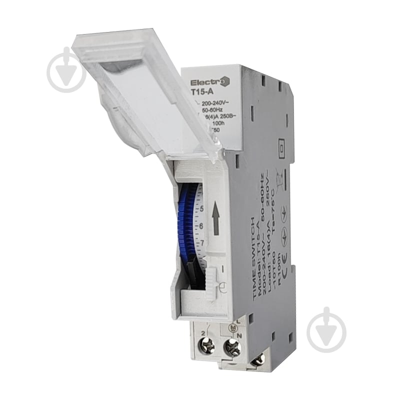 Таймер электромеханический ElectrO Т15-А с аккумулятором - фото 2 Таймер электромеханический ElectrO Т15-А с аккумулятором - фото 2
