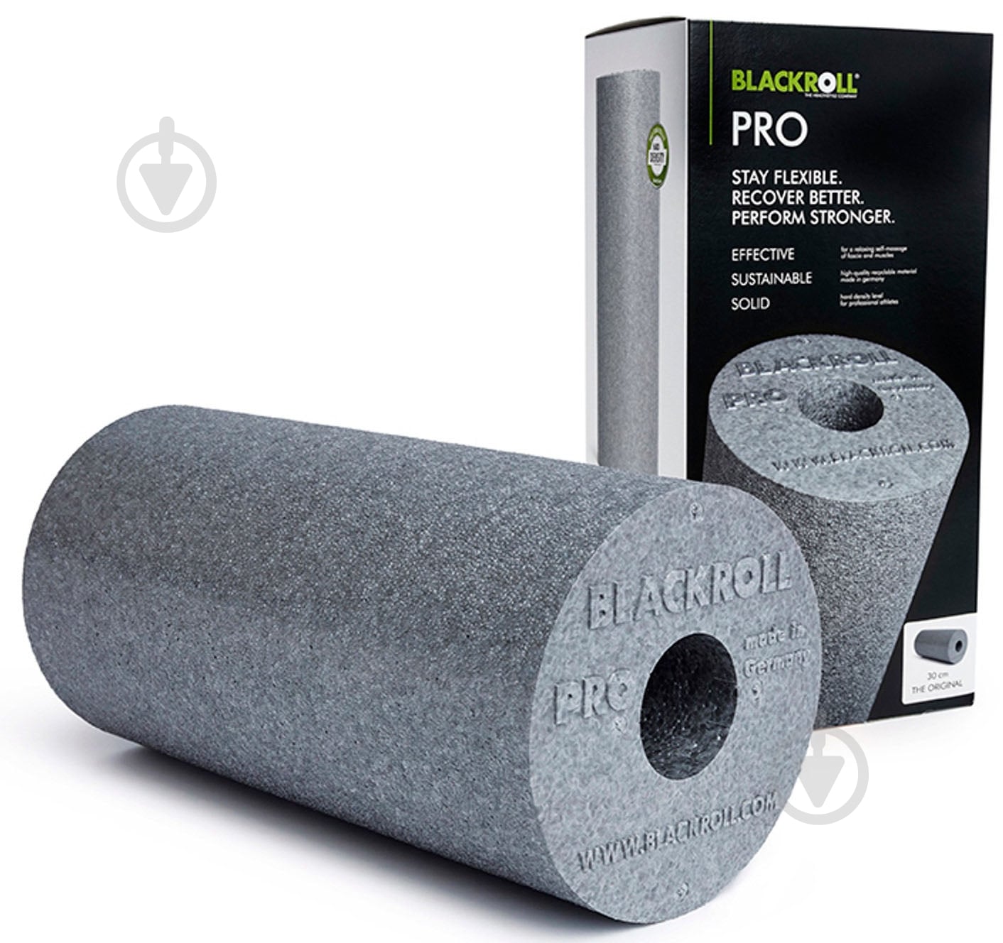 Массажный ролик BLACKROLL Pro серый A000283 - фото 3 Массажный ролик BLACKROLL Pro серый A000283 - фото 3