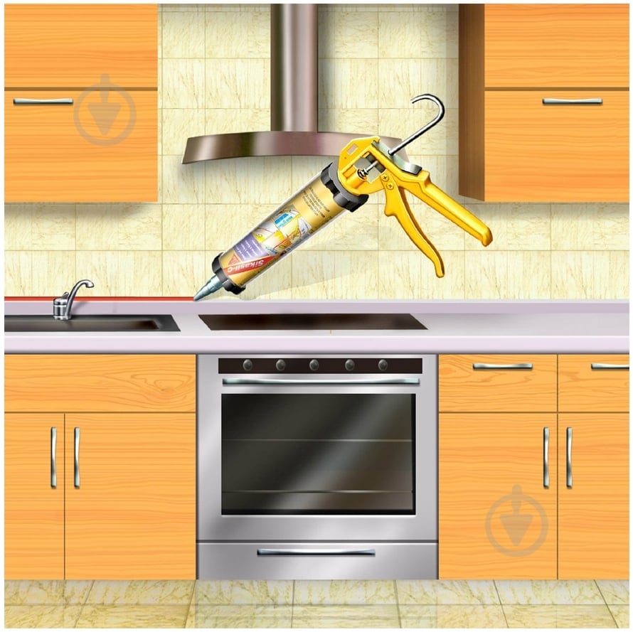 Герметик силіконовий Sika нейтральний Sikasil-C прозорий 300 мл - фото 4 Герметик силіконовий Sika нейтральний Sikasil-C прозорий 300 мл - фото 4