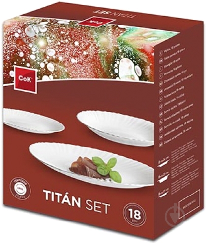 Сервиз столовый Cegeco Cok Titan 18 см - фото 1