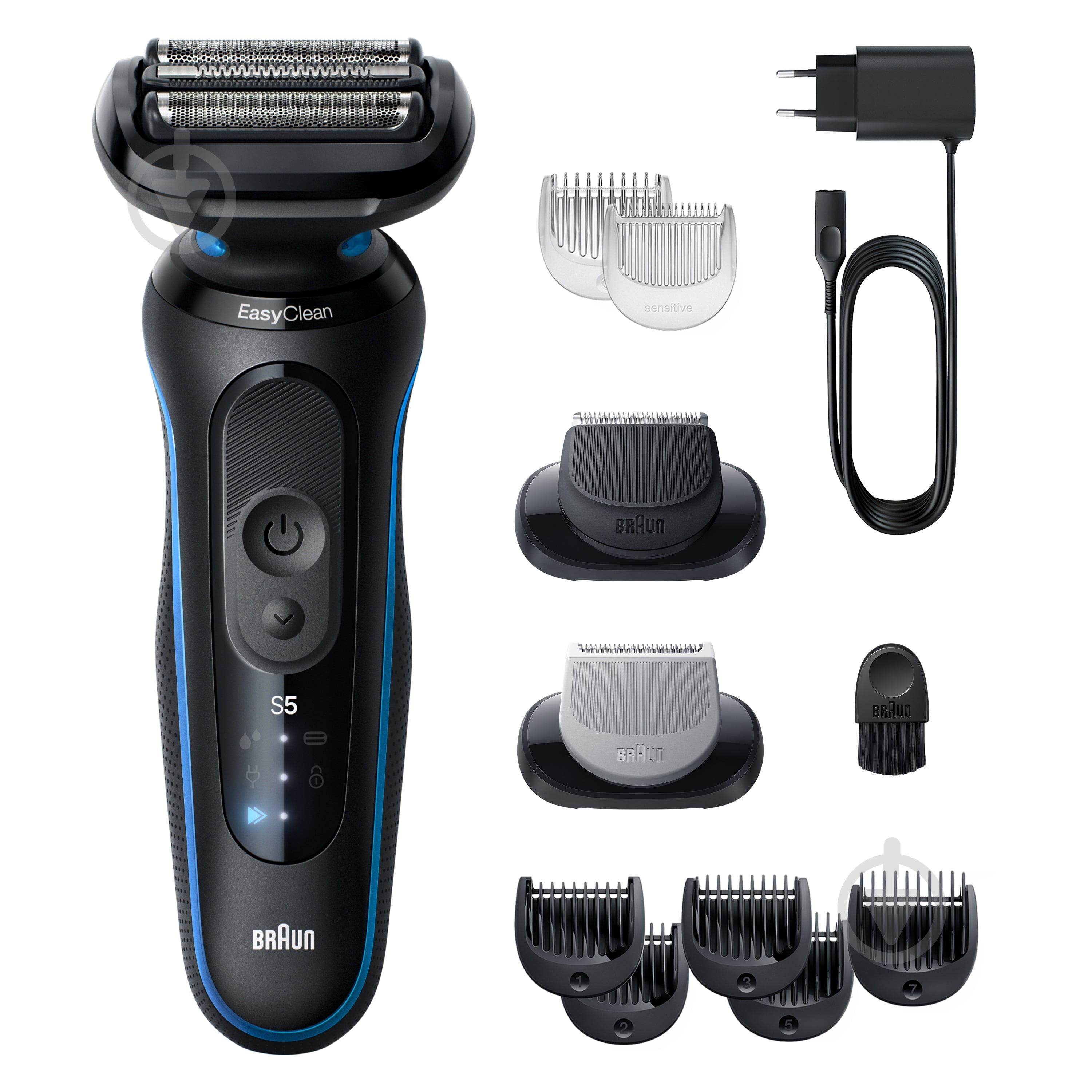 Электробритва Braun Series 5 52-B1650S blue - фото 1
