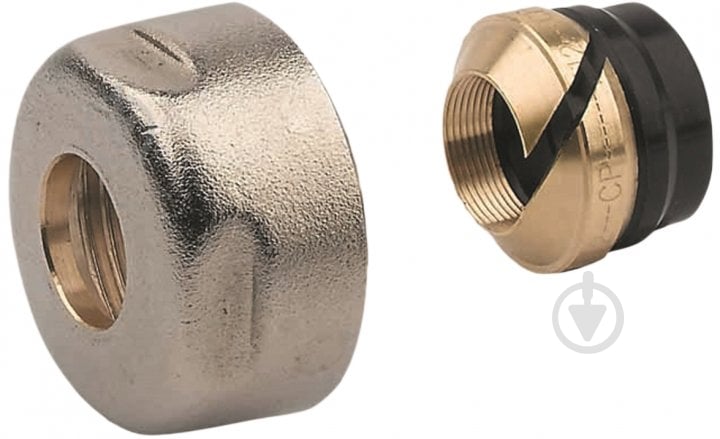 Гайка Carlo Poletti для медной трубы UNIFIT 15х3/4"EK никель (A43304Q) - фото 1 Гайка Carlo Poletti для медной трубы UNIFIT 15х3/4"EK никель (A43304Q) - фото 1