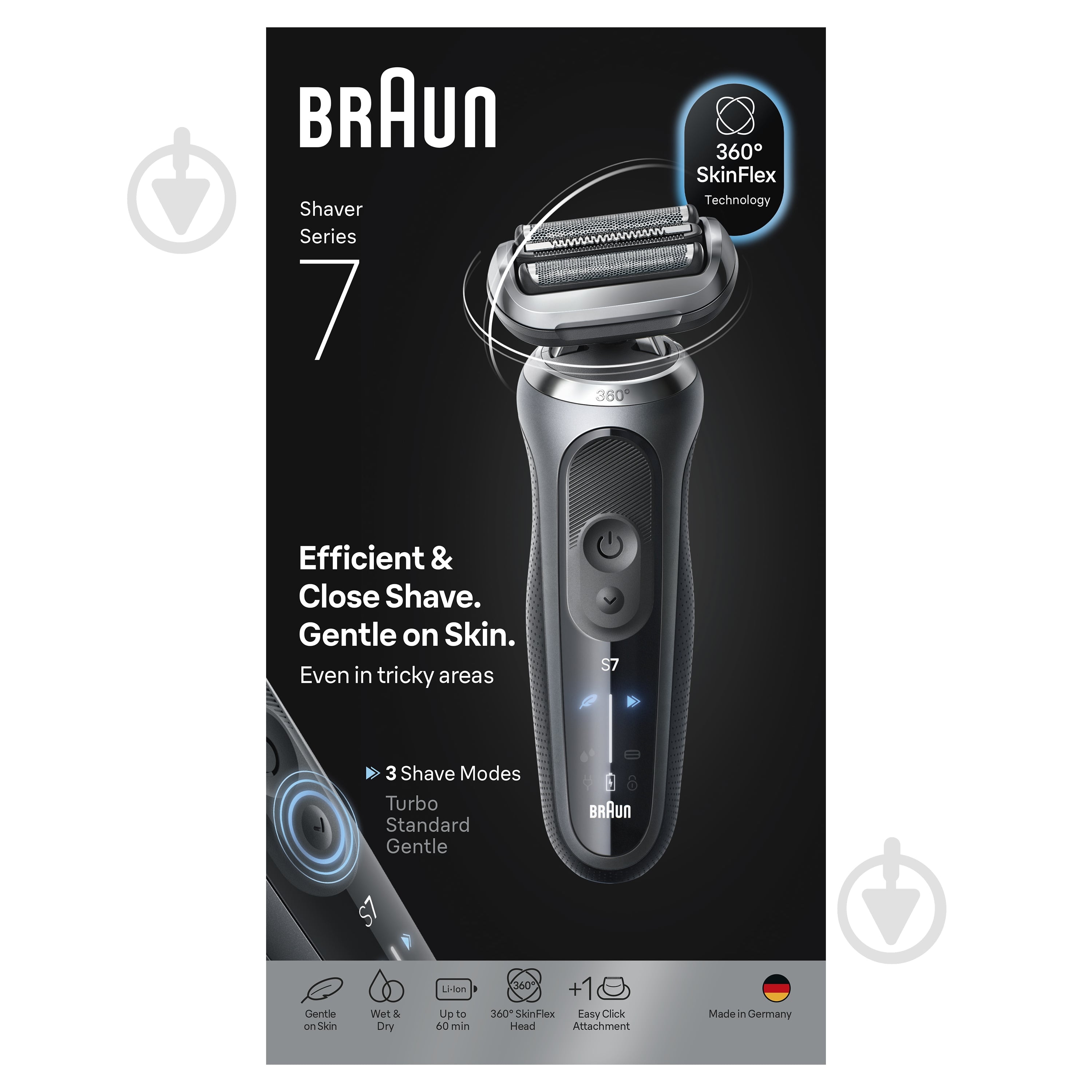 Электробритва Braun Series 7 72-G1200S grey - фото 7