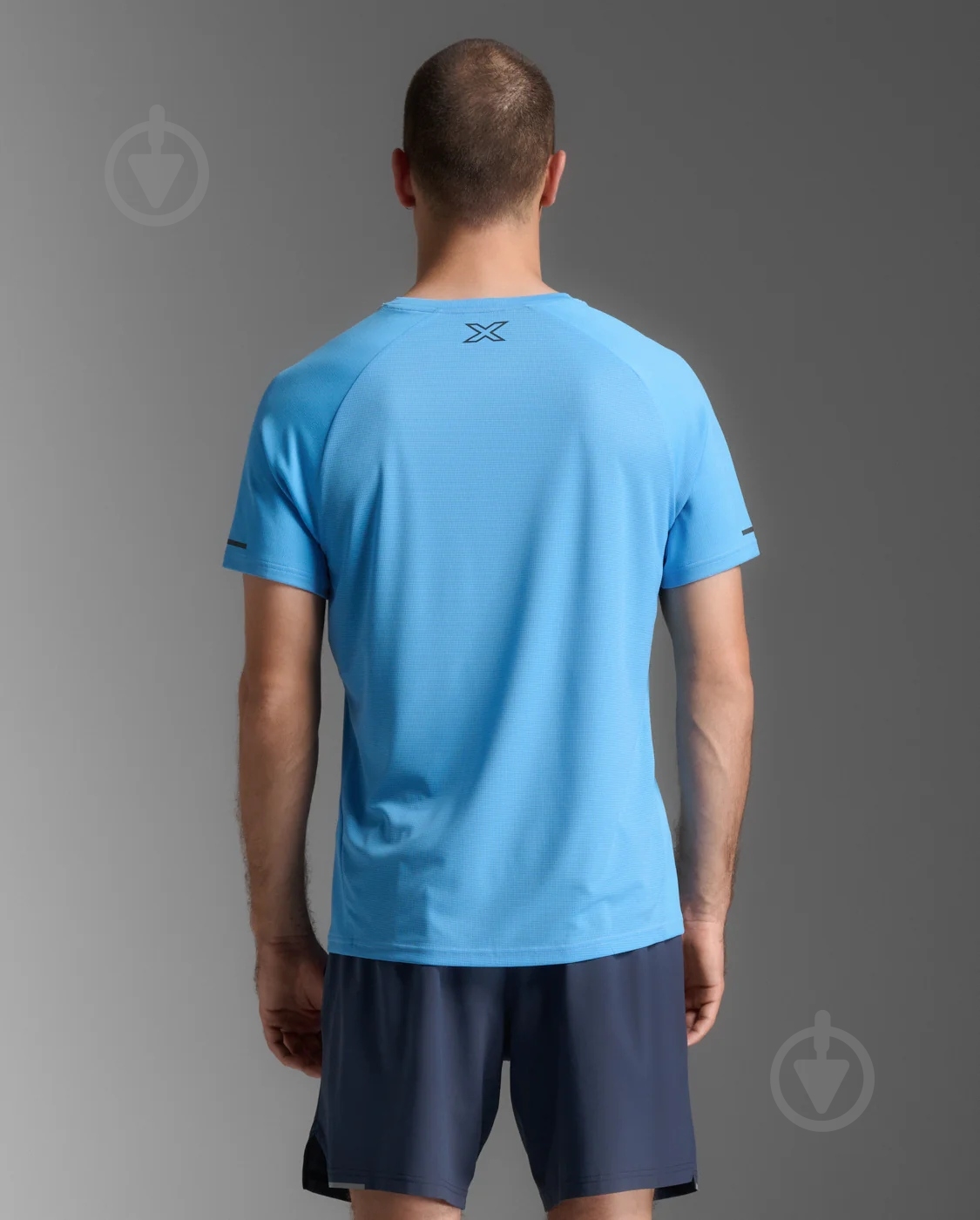 Футболка 2XU Aero Tee MR6557a_AZB/BRF р.XS блакитний - фото 2