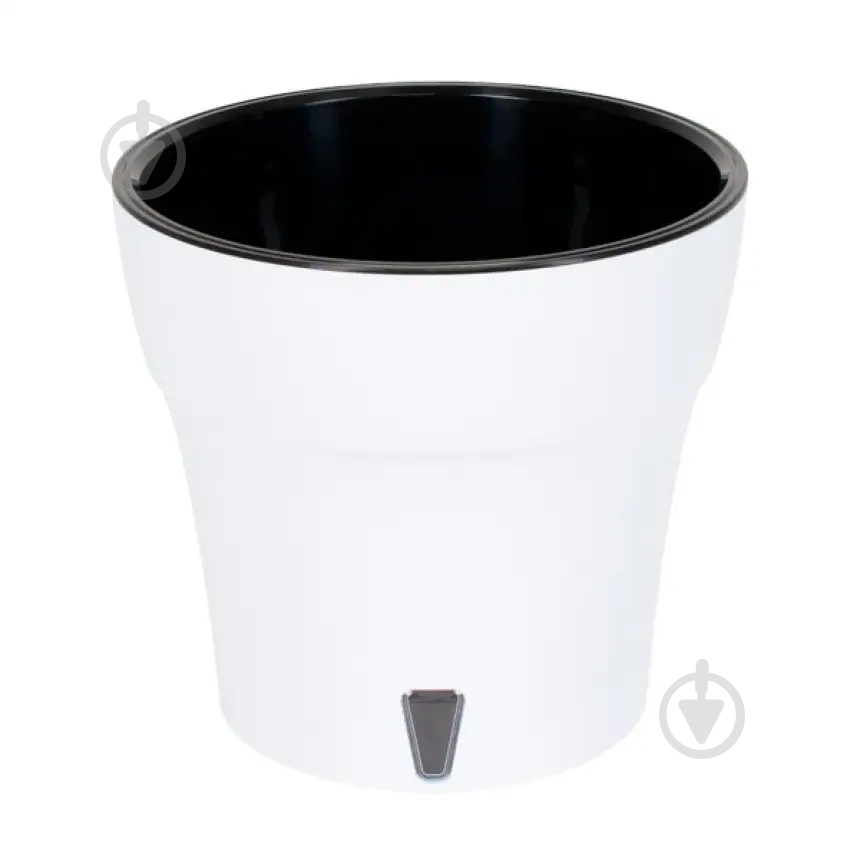 Вазон пластик Dali круглый бело-черный 7,8 л Santino (2022592) - фото 1 Вазон пластик Dali круглый бело-черный 7,8 л Santino (2022592) - фото 1