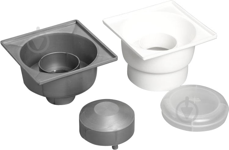 Душевой трап Water House D110 с нержавеющей решеткой 150х150 гидрозатвор - фото 4