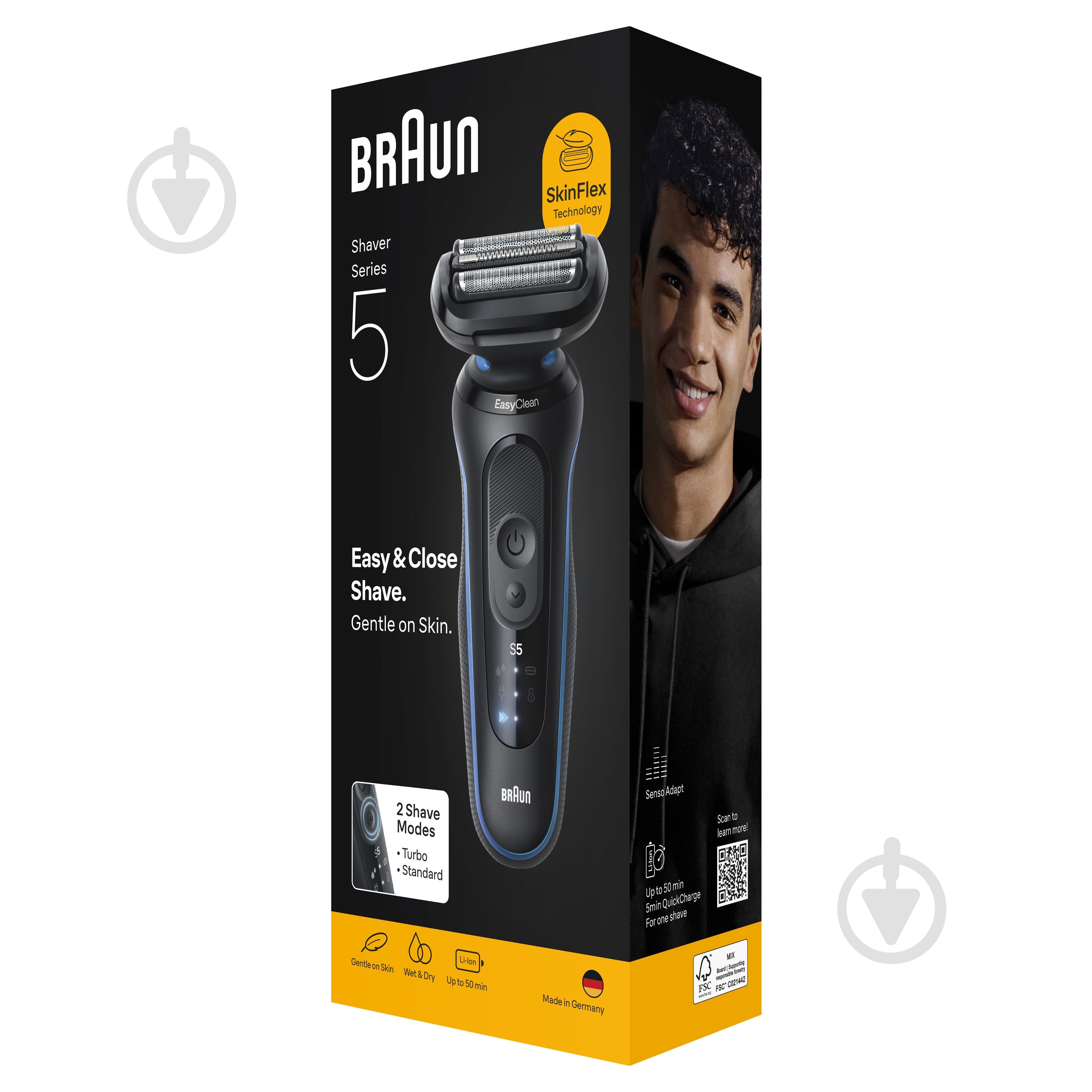 Электробритва Braun Series 5 52-B1000S blue - фото 7 Электробритва Braun Series 5 52-B1000S blue - фото 7