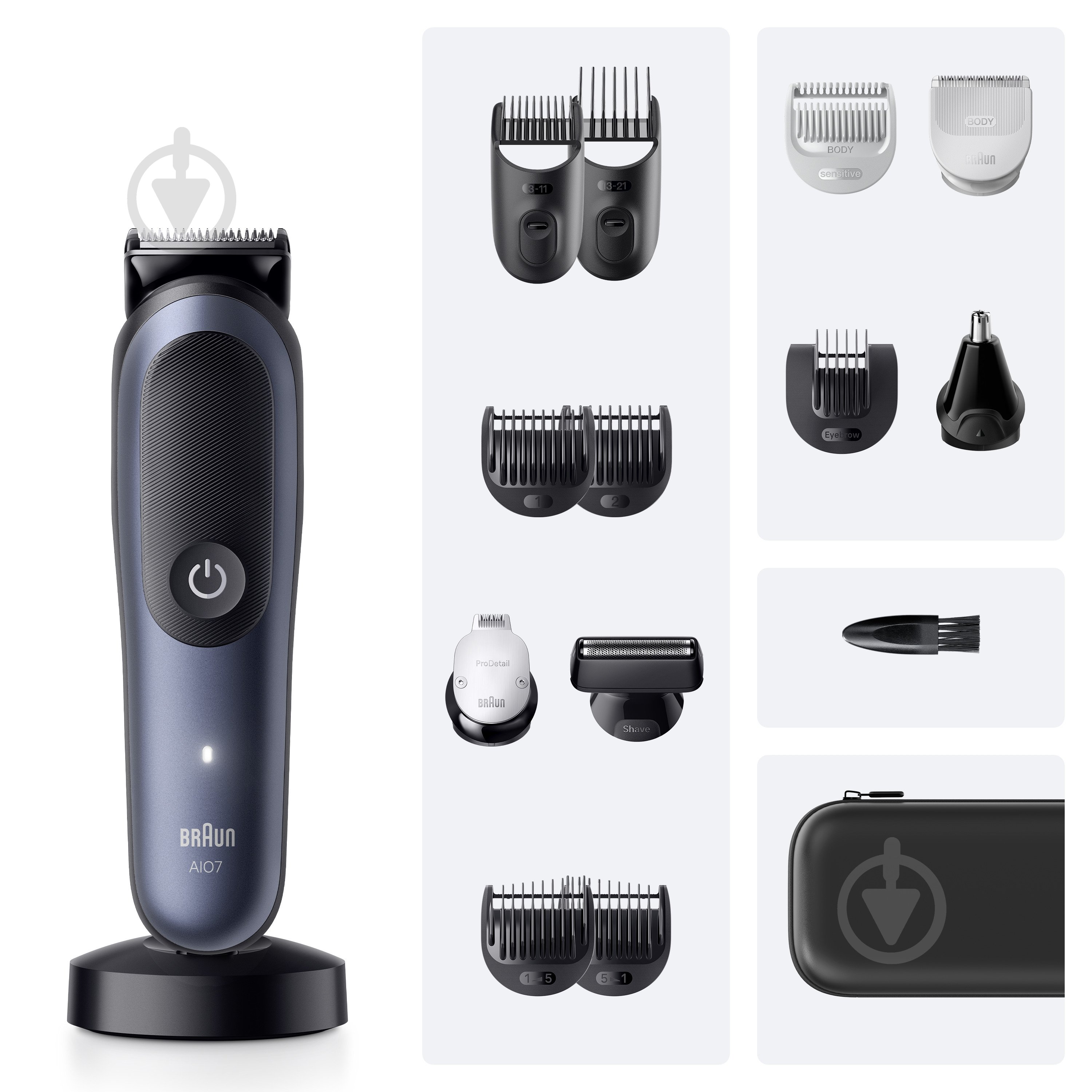 Триммер универсальный Braun All-in-One Series 7 AIO7580 - фото 6 Триммер универсальный Braun All-in-One Series 7 AIO7580 - фото 6