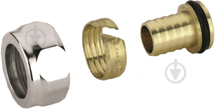 Гайка Carlo Poletti для PEX трубы 16x2,0 мм 24-19 хром (A55606B) - фото 1 Гайка Carlo Poletti для PEX трубы 16x2,0 мм 24-19 хром (A55606B) - фото 1