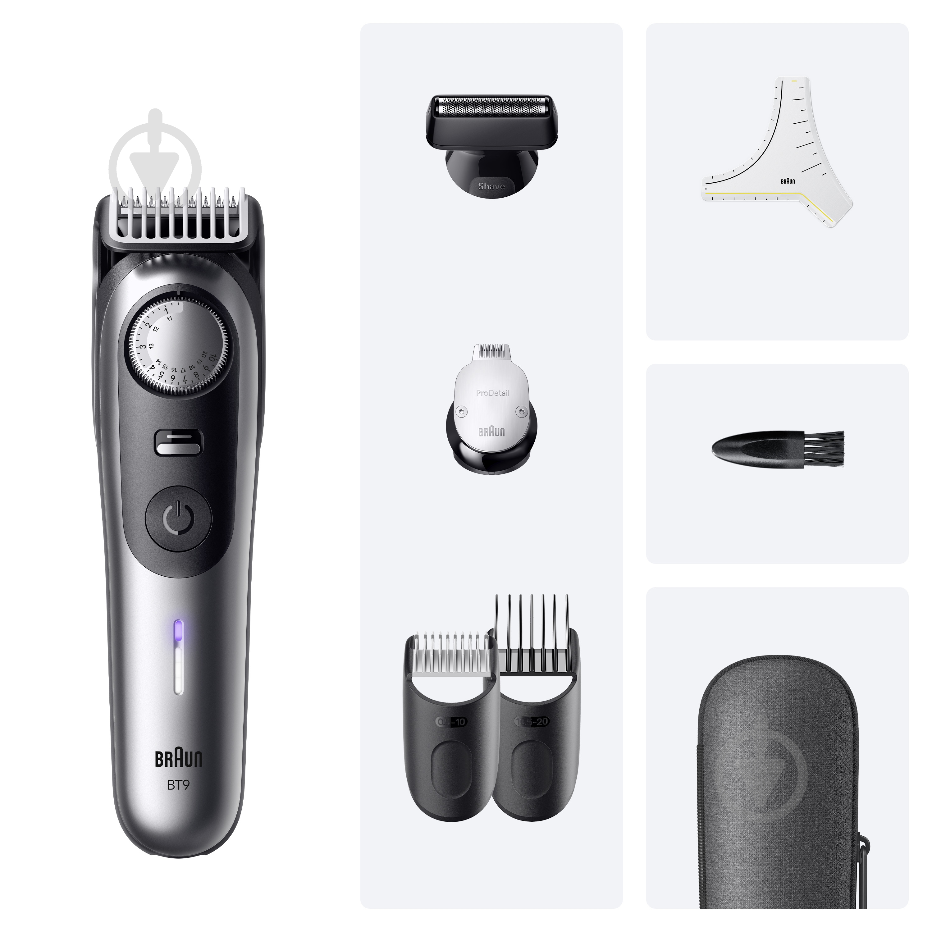 Тример для бороди Braun Series 9 BT9520 (8700216427715) — фото 7