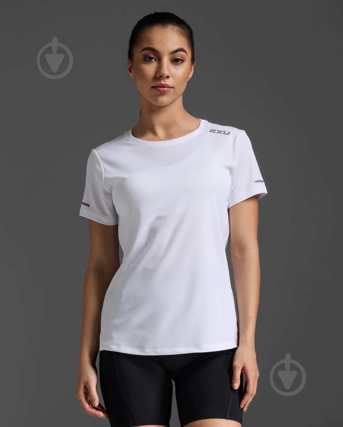 Футболка 2XU Aero Tee WR6565a_WHT/SRF р.XS білий - фото 1