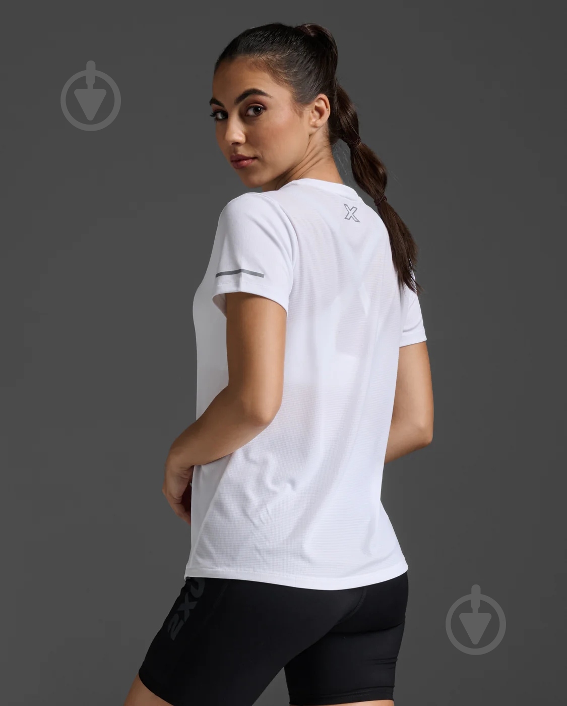 Футболка 2XU Aero Tee WR6565a_WHT/SRF р.XS білий - фото 3