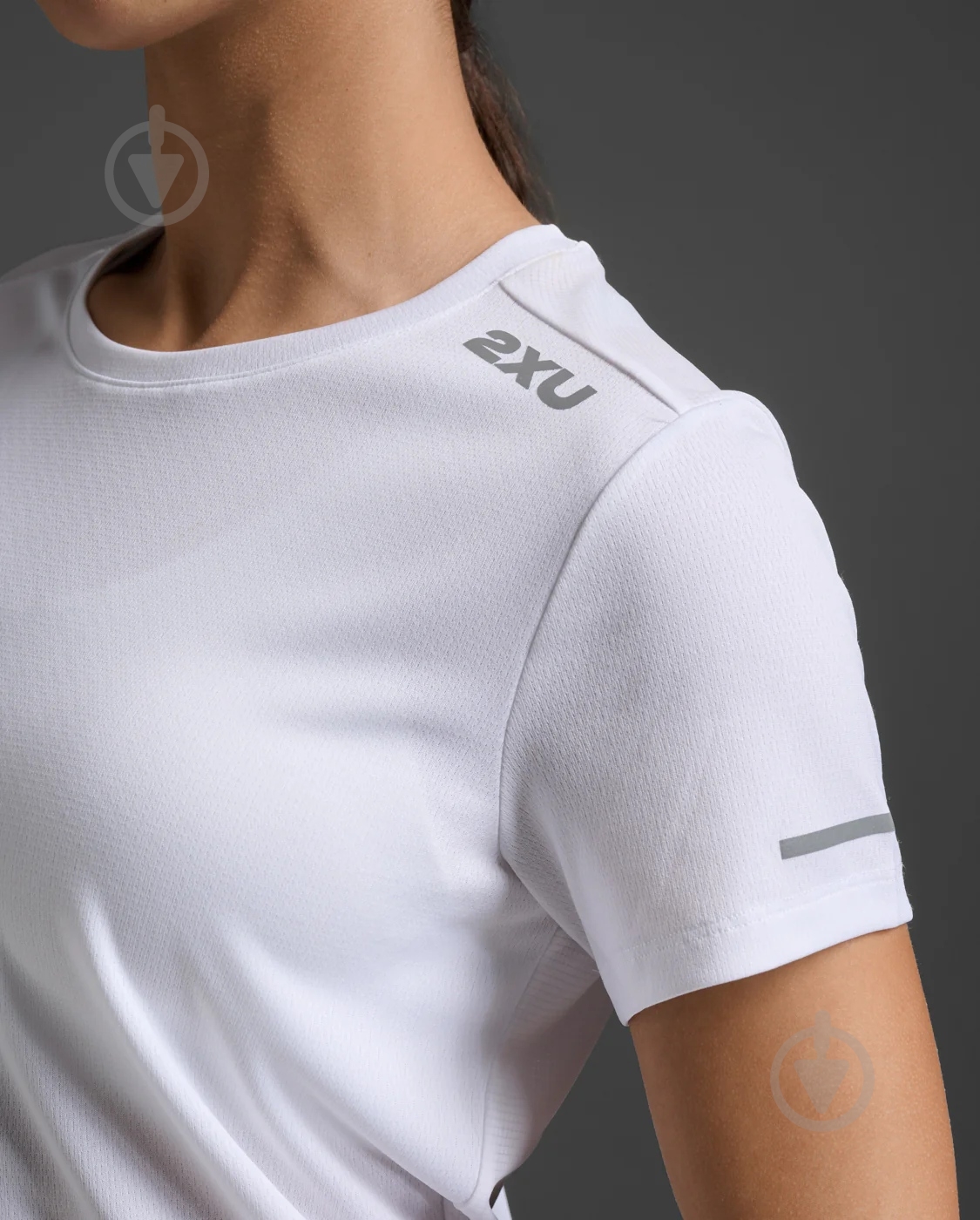 Футболка 2XU Aero Tee WR6565a_WHT/SRF р.XS білий - фото 4