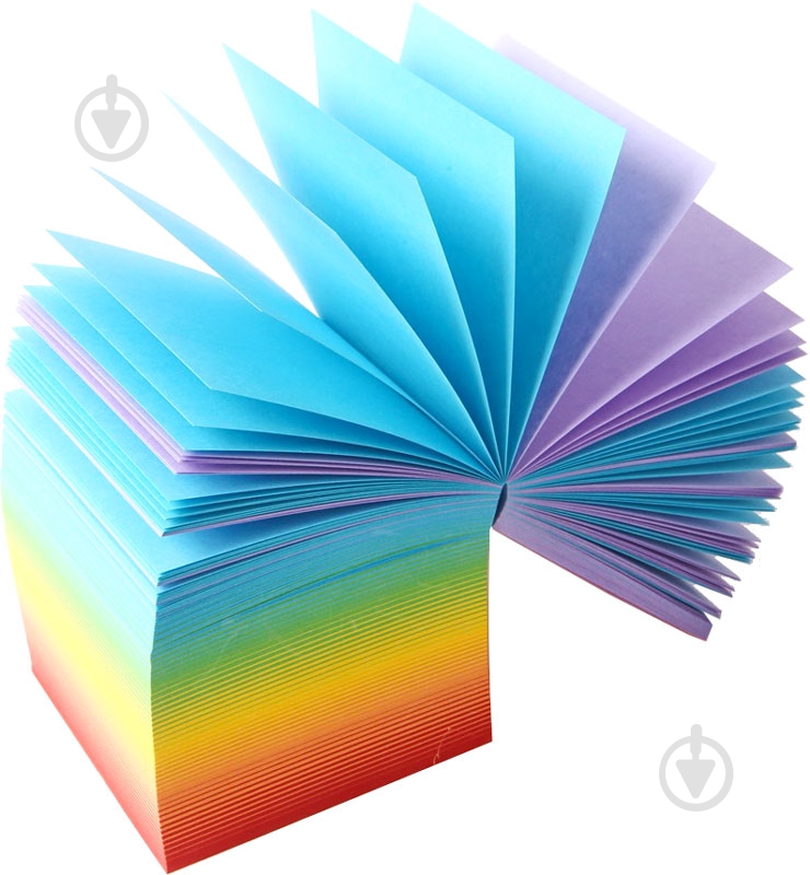 Папір для нотаток Rainbow кольоровий 90x90 мм 800 арк. 10901973 Herlitz - фото 2