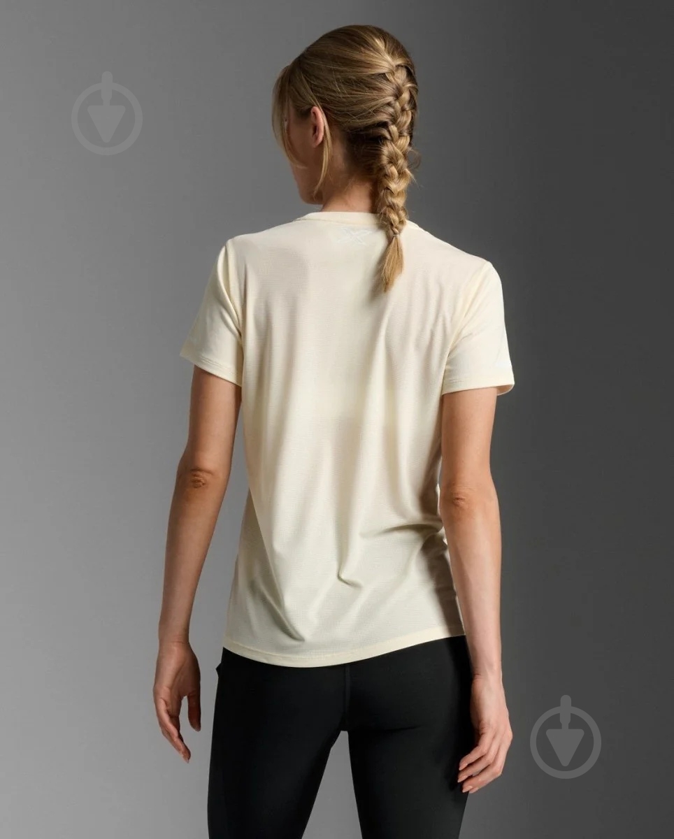 Футболка 2XU Aero Tee WR6565a_PXL/WRF р.S жовтий - фото 2