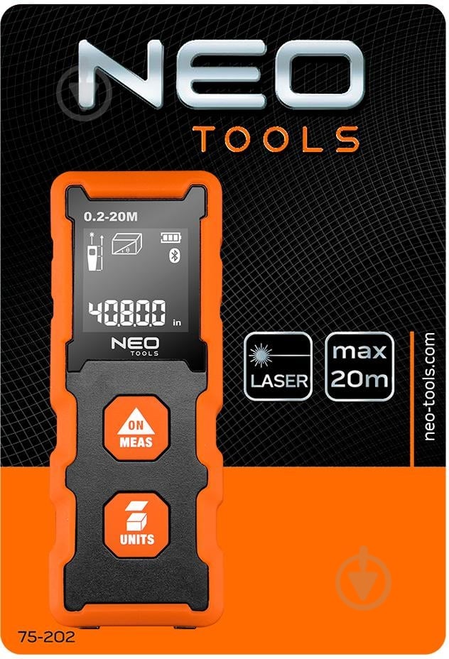 Дальномер лазерный NEO tools 75-202 - фото 9