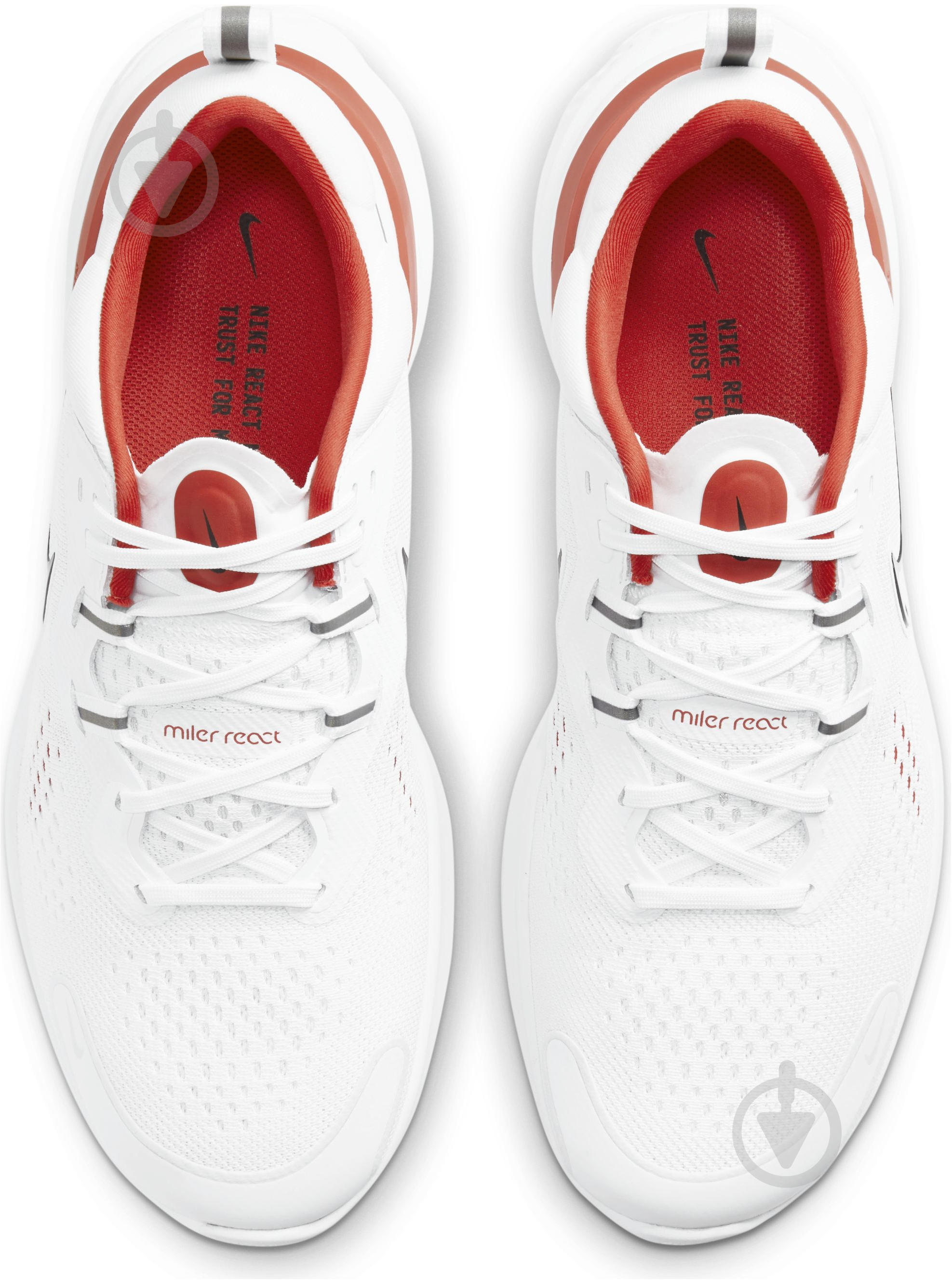 Кроссовки мужские летние Nike React Miler 2 CW7121-100 р.42,5 белые - фото 8 Кроссовки мужские летние Nike React Miler 2 CW7121-100 р.42,5 белые - фото 8