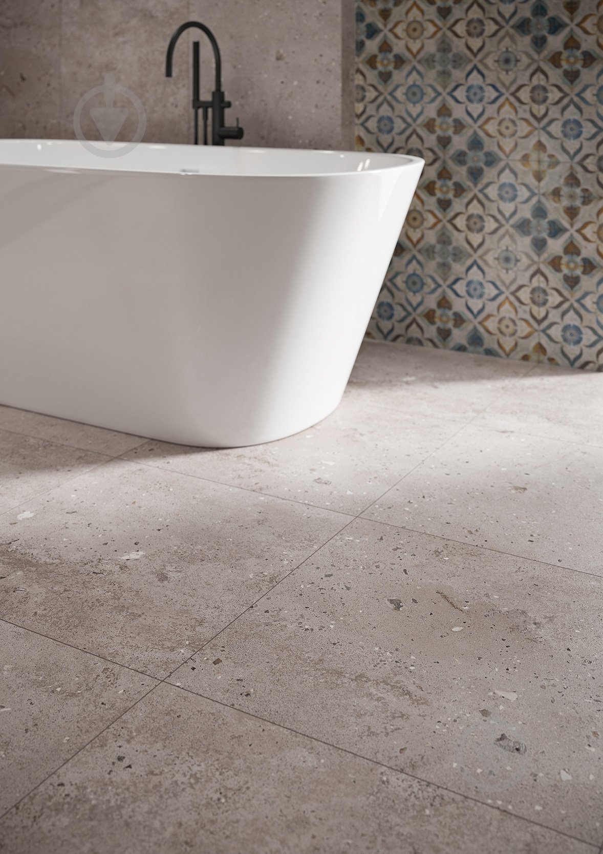 Плитка Ceramika Paradyz Darkside grys patern 60х60 см (new) - фото 3