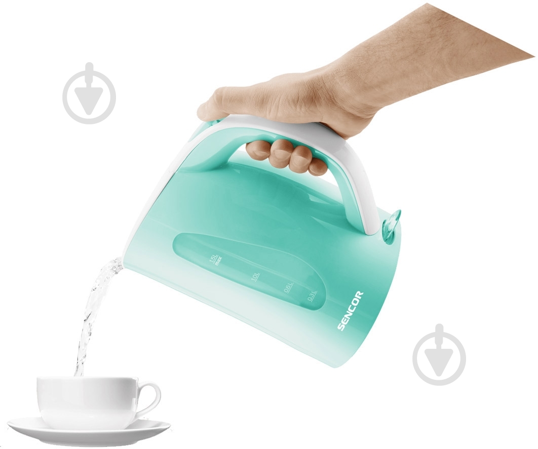Электрочайник Sencor SWK31GR - фото 4