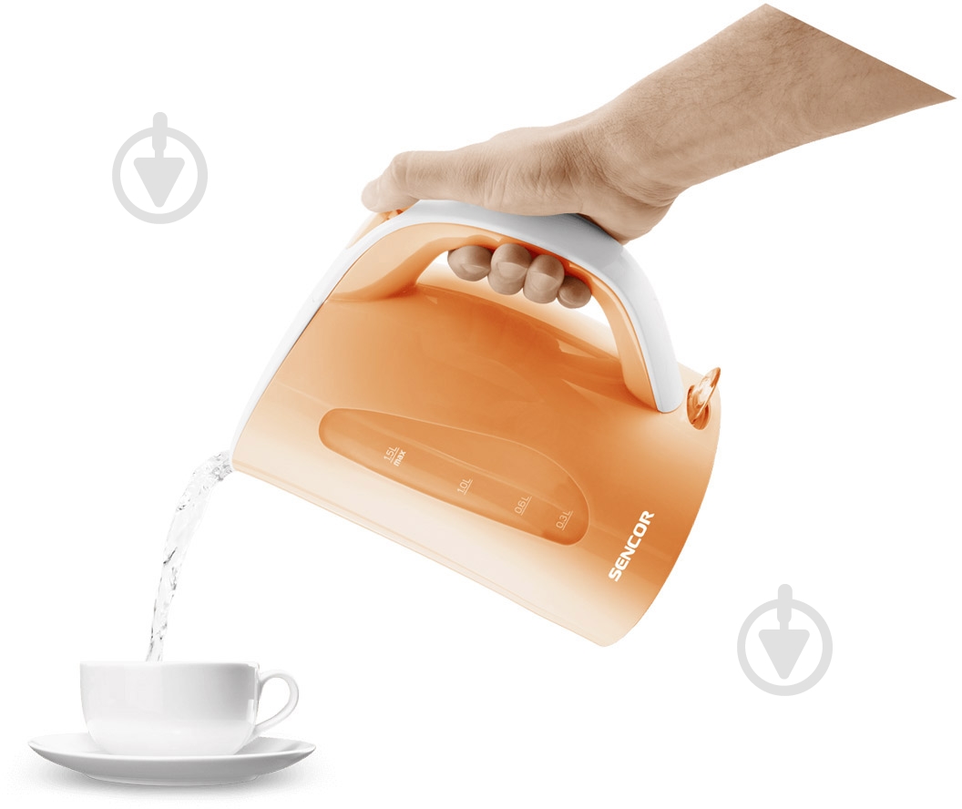 Электрочайник Sencor SWK33OR - фото 4
