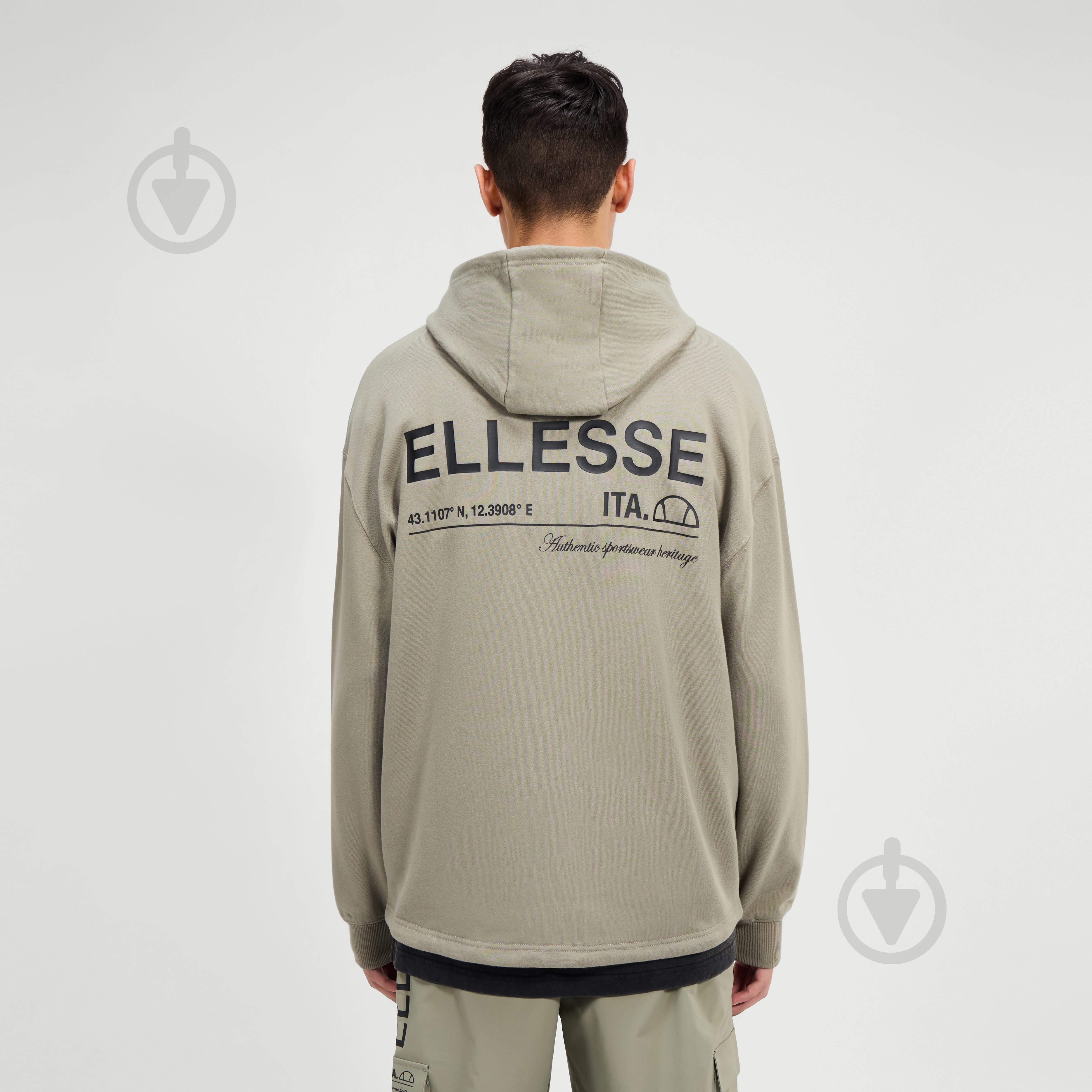 Джемпер Ellesse Marotta OH Hoody SHZ21858-506 р.L хакі - фото 2 Джемпер Ellesse Marotta OH Hoody SHZ21858-506 р.L хакі - фото 2