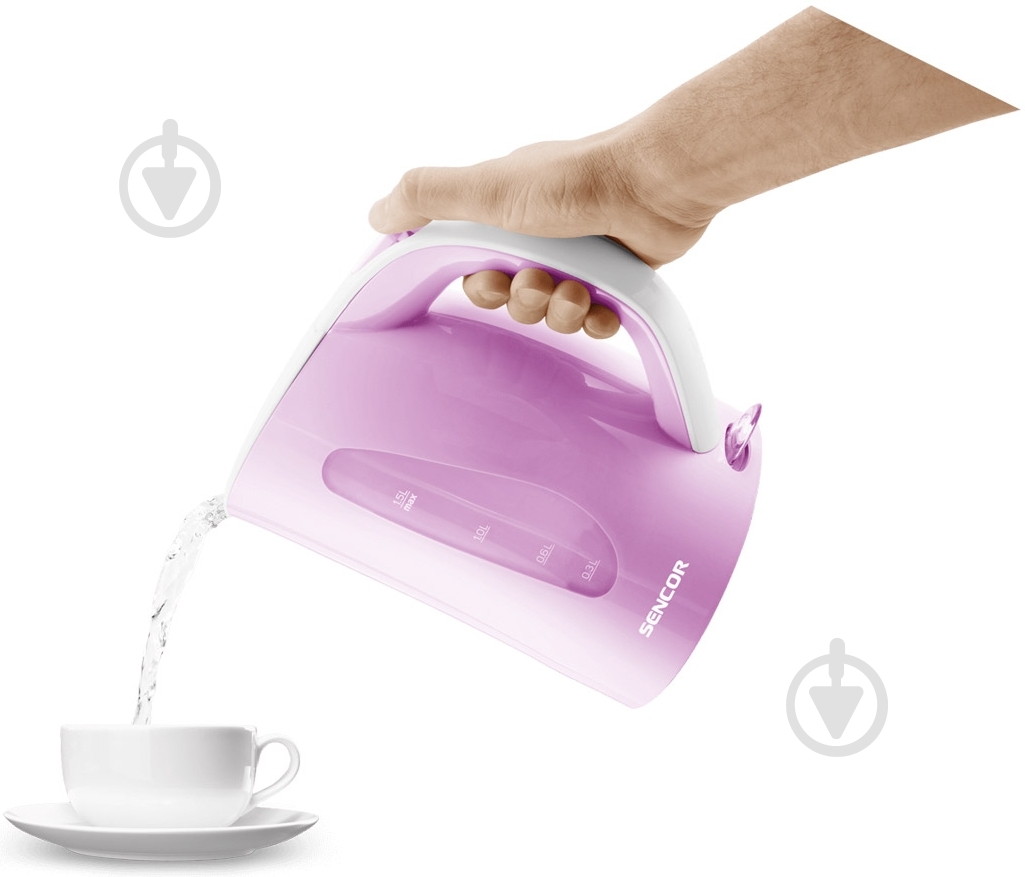 Электрочайник Sencor SWK38RS - фото 4