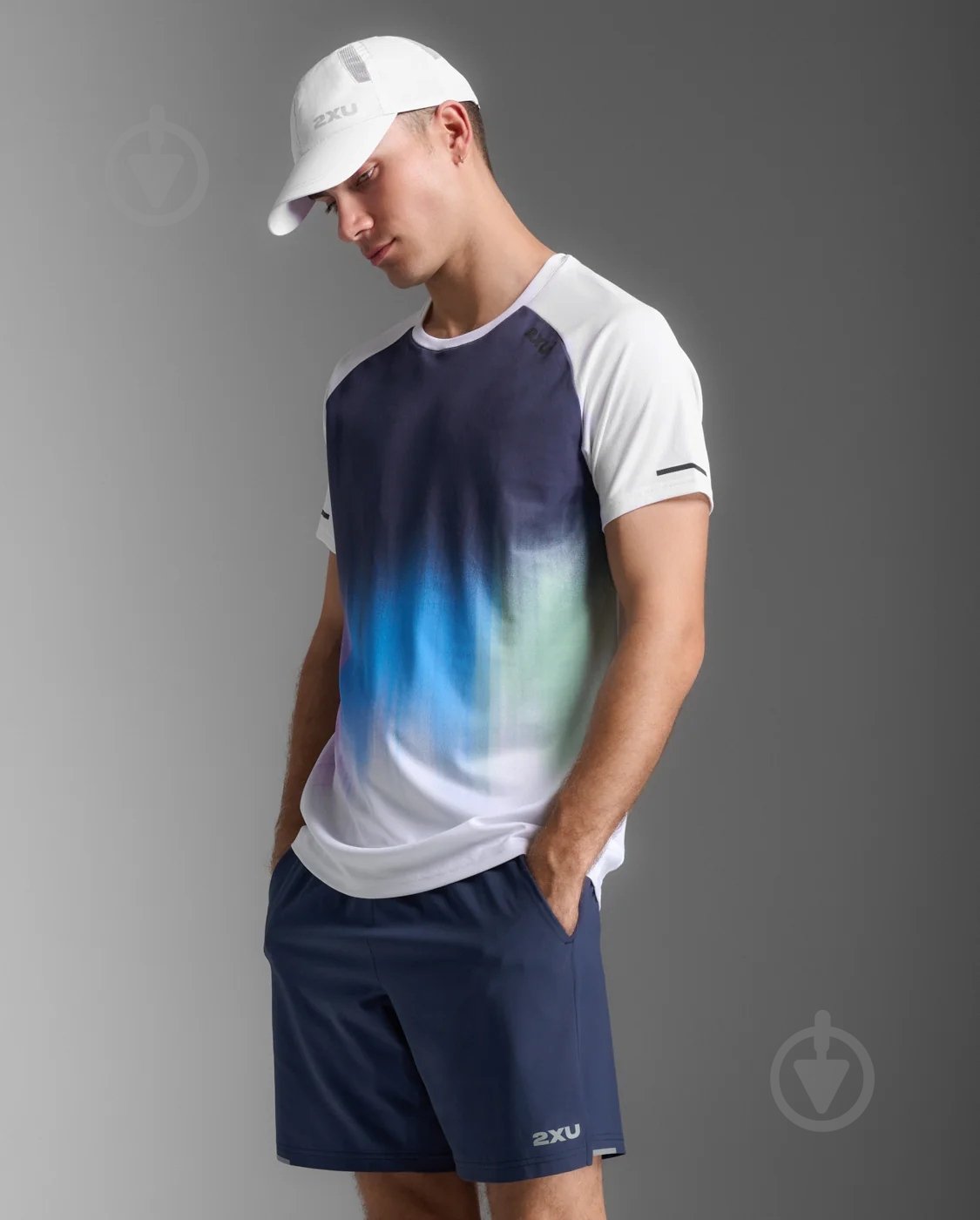 Футболка 2XU Aero Tee MR6557a_APN/BRF р.XL синій - фото 3 Футболка 2XU Aero Tee MR6557a_APN/BRF р.XL синій - фото 3