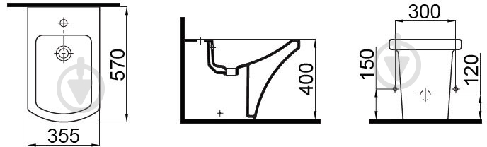 Биде напольное IDEVIT Vega 2806-0000-07 - фото 2 Биде напольное IDEVIT Vega 2806-0000-07 - фото 2