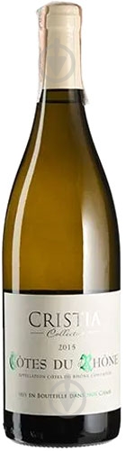 Вино Cristia Cotes du Rhone blanc белое сухое 0,75 л - фото 1 Вино Cristia Cotes du Rhone blanc белое сухое 0,75 л - фото 1