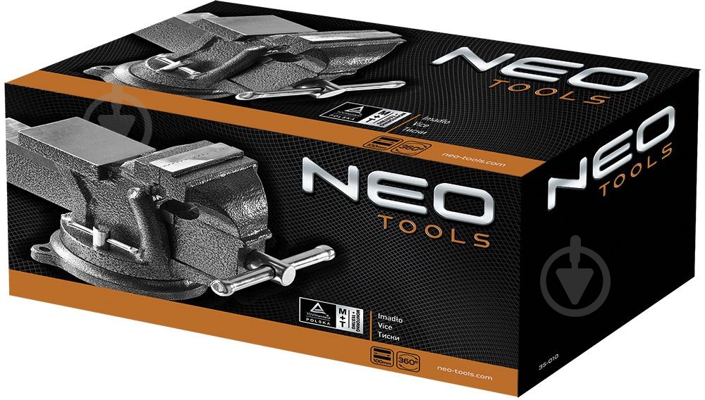 Тиски слесарные NEO tools 35-010 - фото 9 Тиски слесарные NEO tools 35-010 - фото 9
