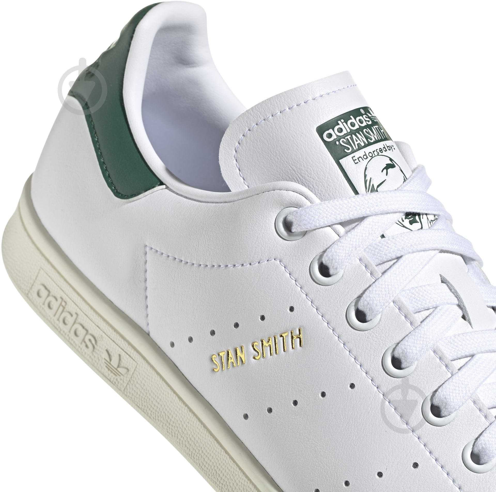 Кроссовки мужские демисезонные Adidas STAN SMITH FX5522 р.44 2/3 белые - фото 11