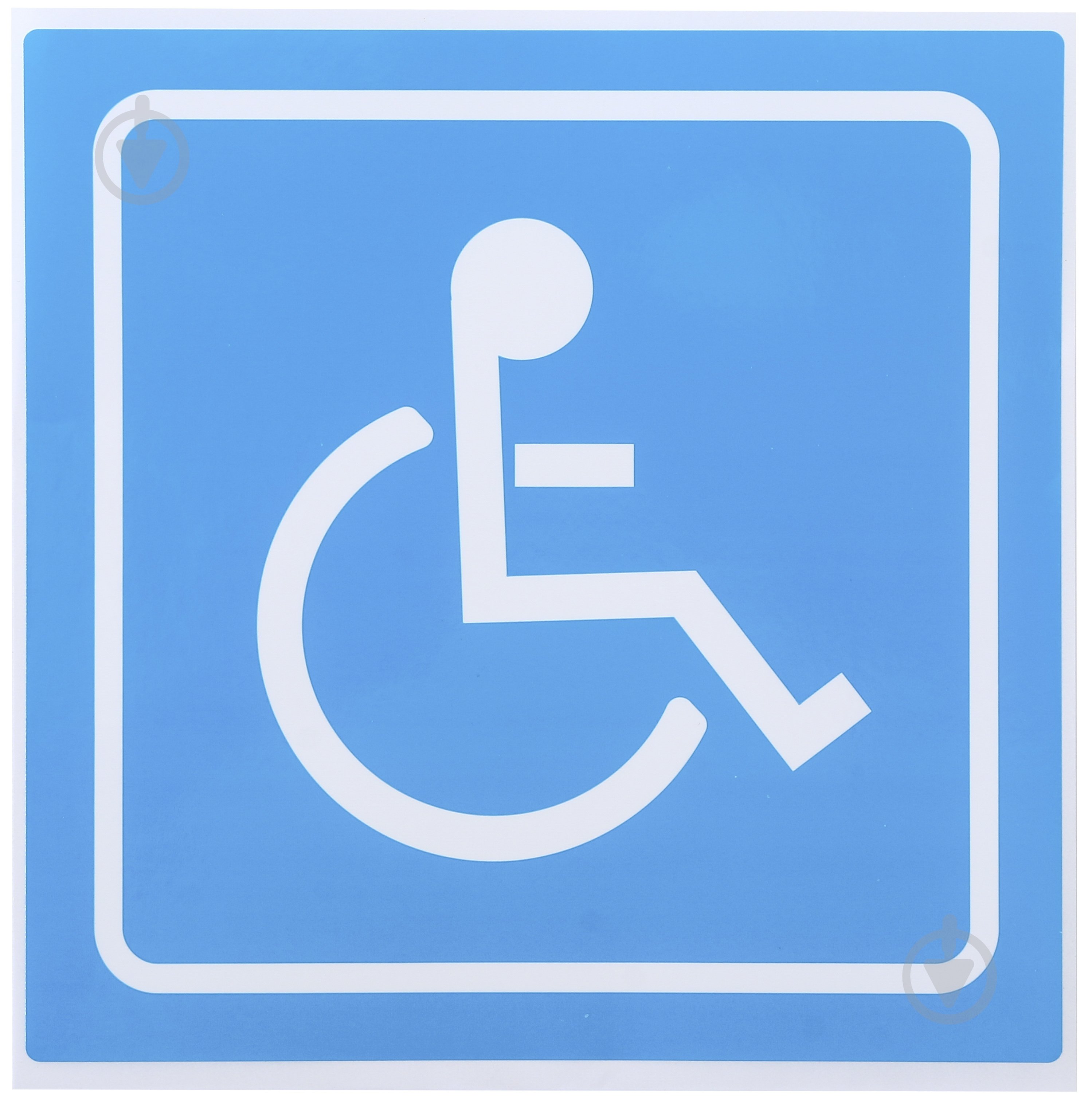 Наклейка TERRAPLUS Инвалид синяя - фото 1