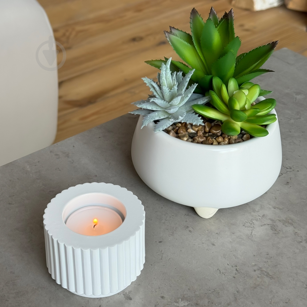 Подсвечник SK-37 White - фото 4