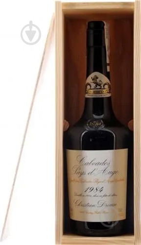 Кальвадос Christian Drouin Coeur de Lion Pays d'Auge 1984 деревянная коробка 0,7 л - фото 1 Кальвадос Christian Drouin Coeur de Lion Pays d'Auge 1984 деревянная коробка 0,7 л - фото 1