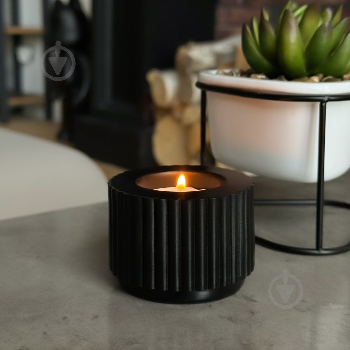 Подсвечник SK-37 Black - фото 2