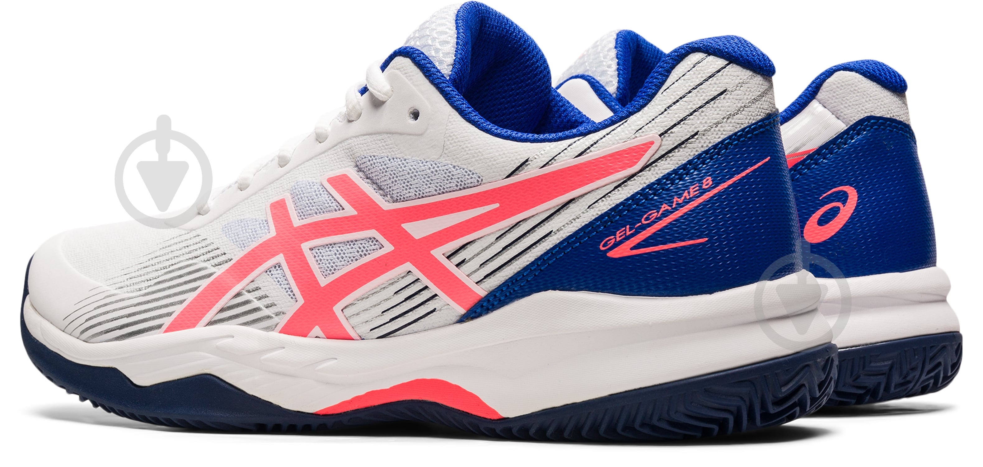 Кроссовки женские Asics GEL-GAME 8 CLAY/OC 1042A151-102 р.37,5 белые - фото 4