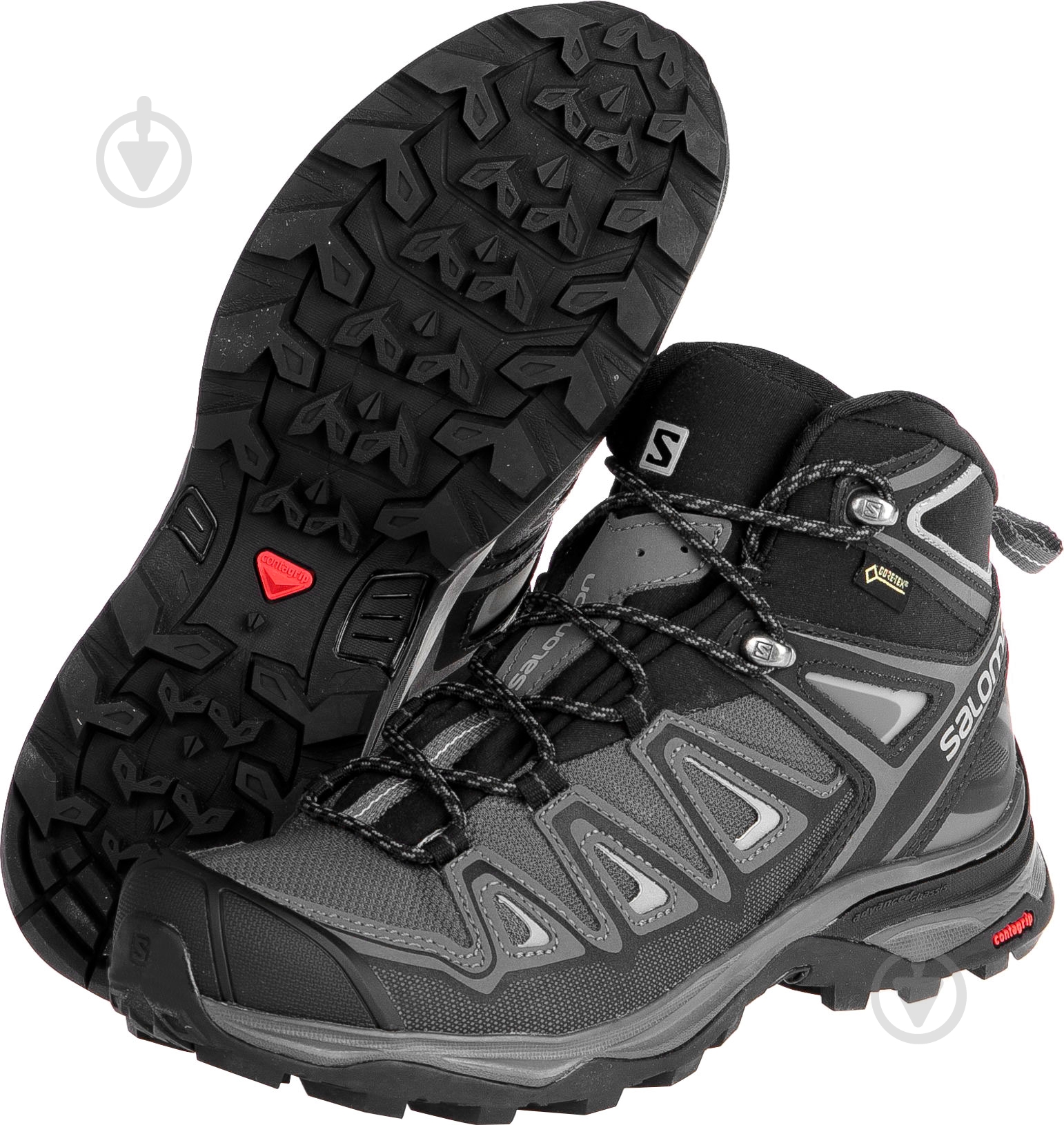 Черевики Salomon X ULTRA 3 MID GTX L40475600 р.40 2/3 чорний - фото 3 Черевики Salomon X ULTRA 3 MID GTX L40475600 р.40 2/3 чорний - фото 3