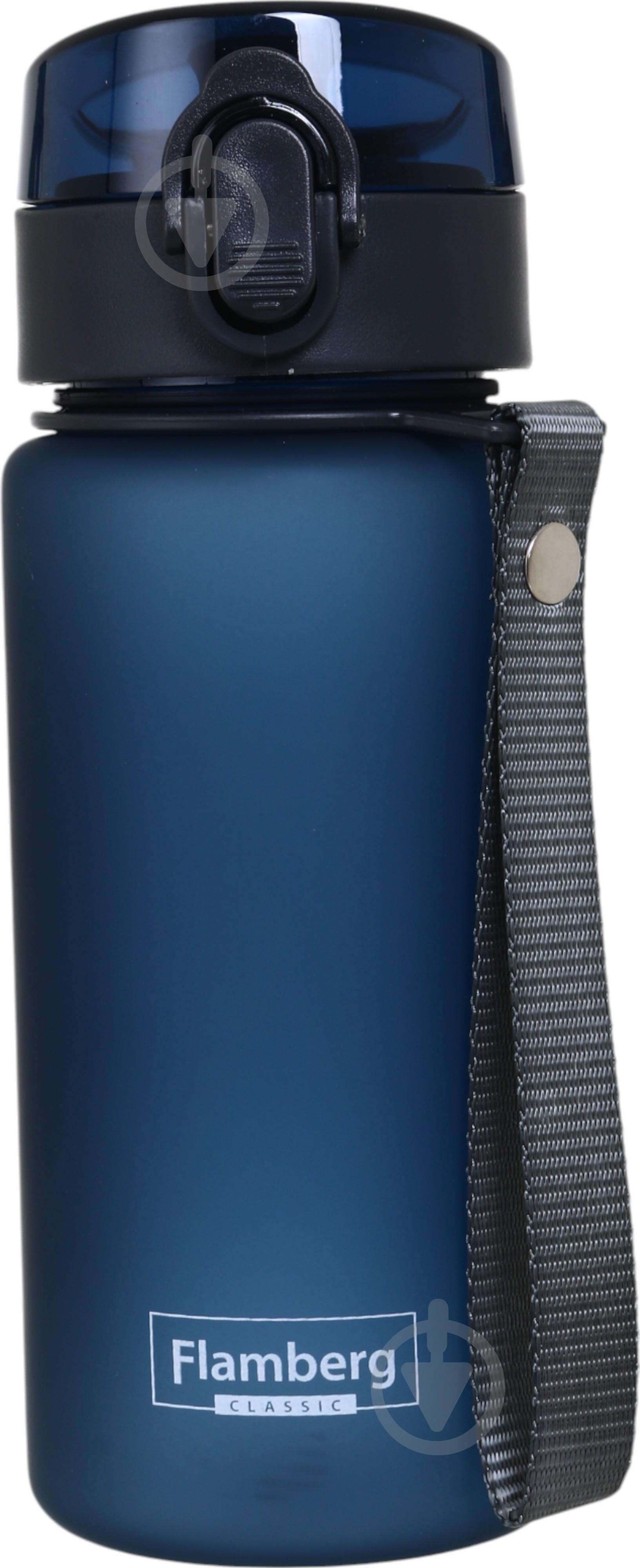 Бутылка для воды Flamberg Raven 450 мл синий - фото 1