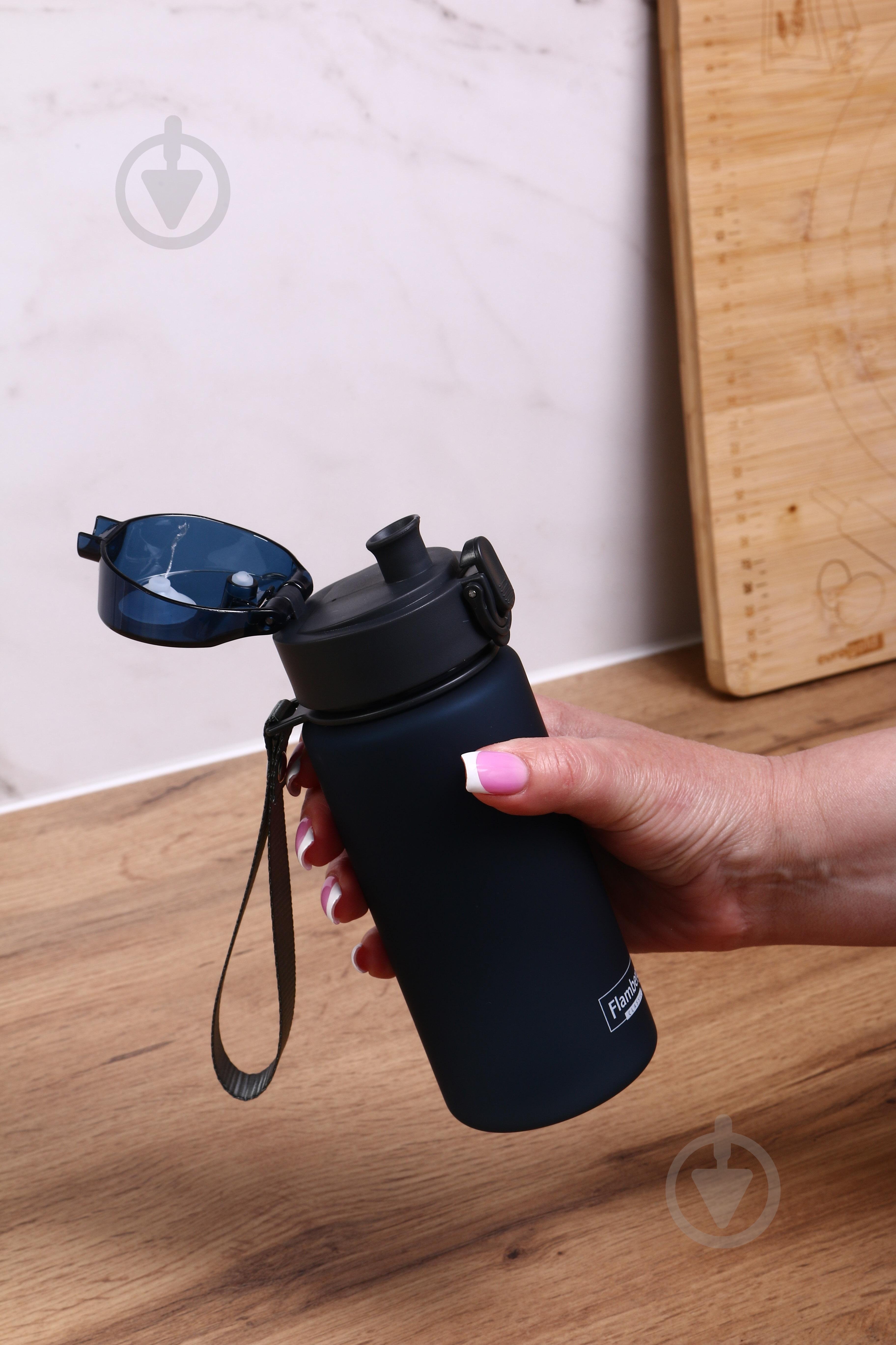 Бутылка для воды Flamberg Raven 450 мл синий - фото 11