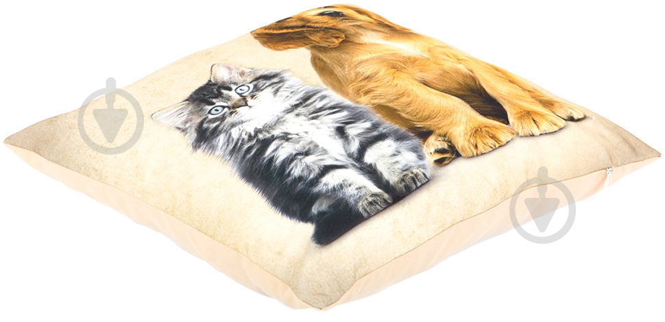 Подушка декоративная Сat-2 43x43 см коричневый - фото 2