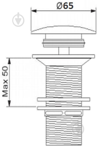 Донный клапан NEWARC 740773 - фото 5