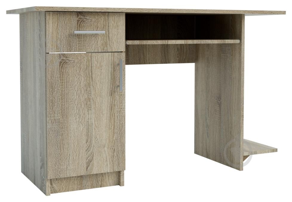 Стол компьютерный L 120x75x50 см дуб сонома - фото 1