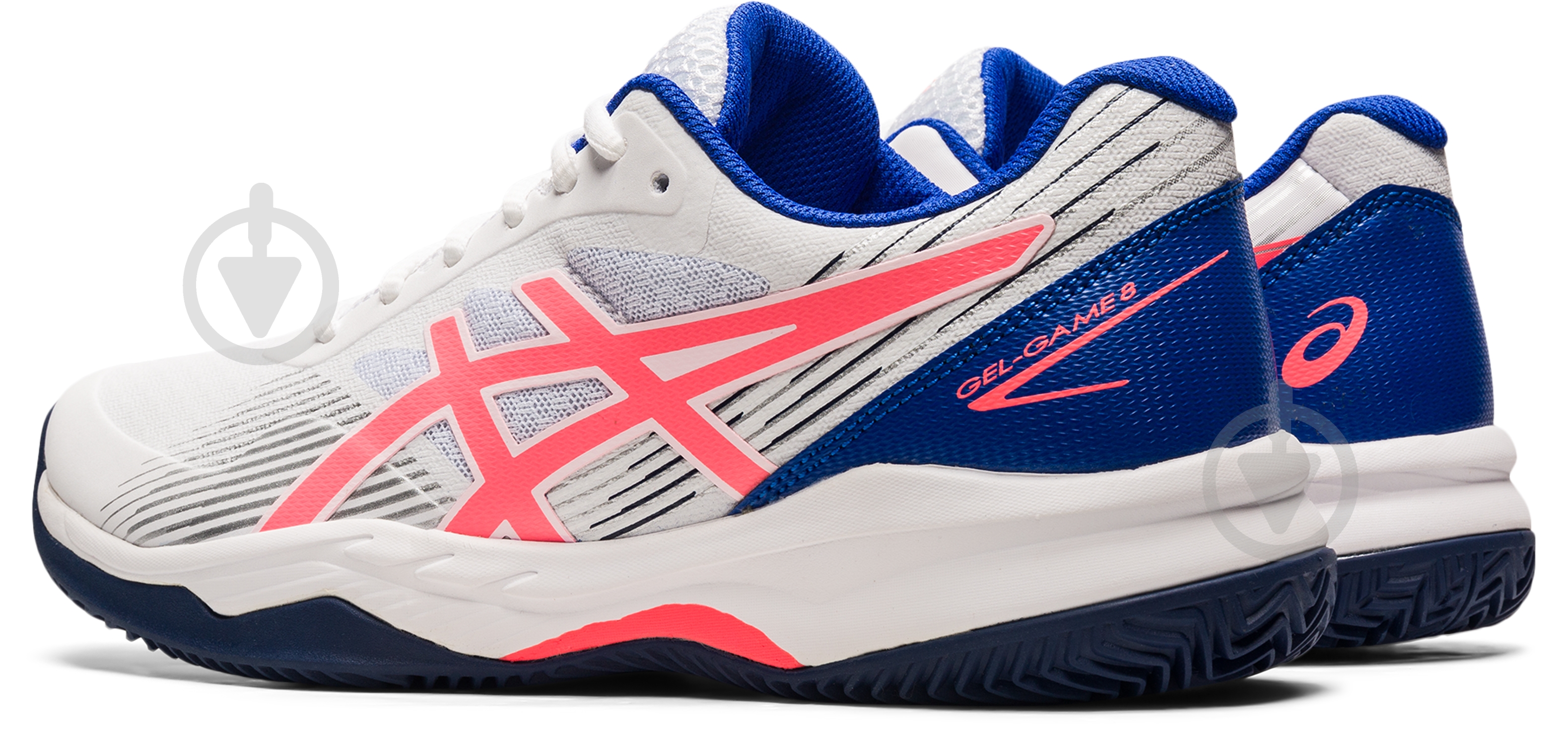 Кроссовки женские Asics GEL-GAME 8 CLAY/OC 1042A151-102 р.39,5 белые - фото 4