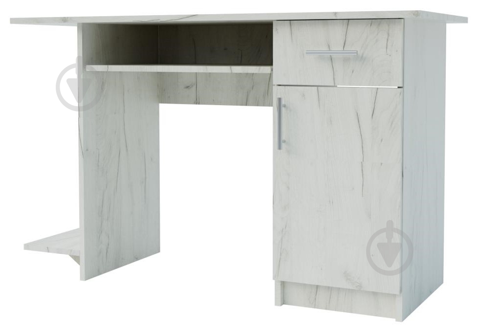 Стол компьютерный R 120x75x50 см дуб крафт белый - фото 1