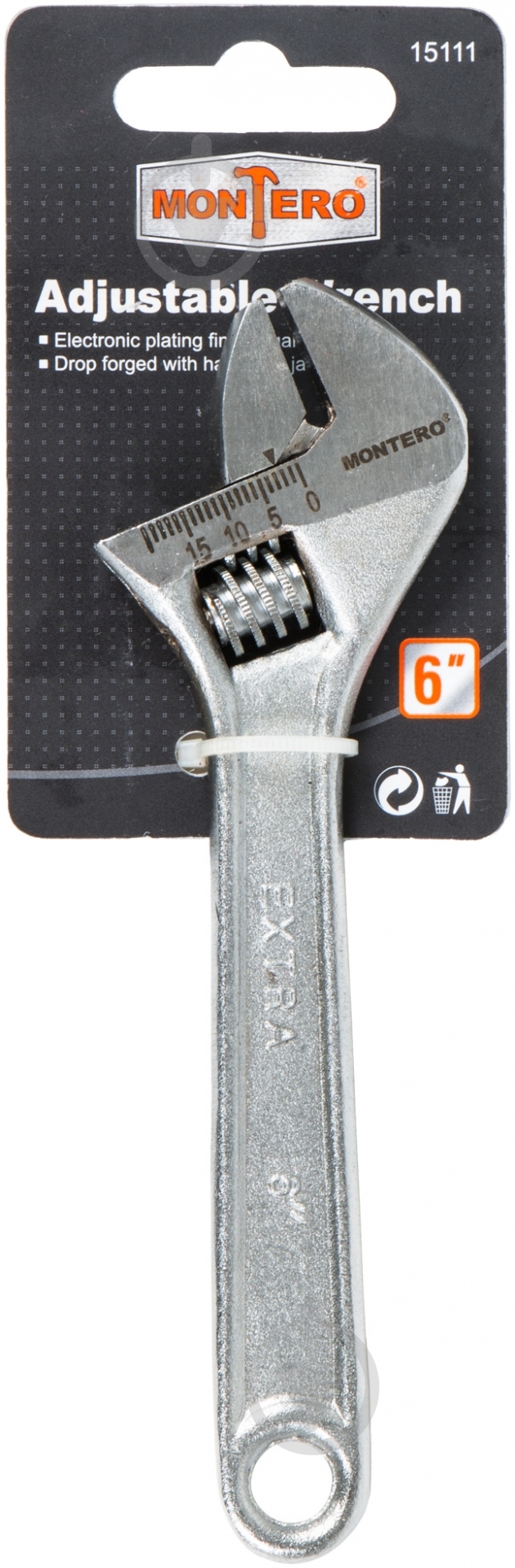 Ключ разводной  Montero 15111 - фото 2