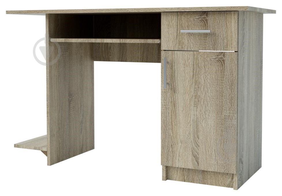 Стол компьютерный R 120x75x50 см дуб сонома - фото 1
